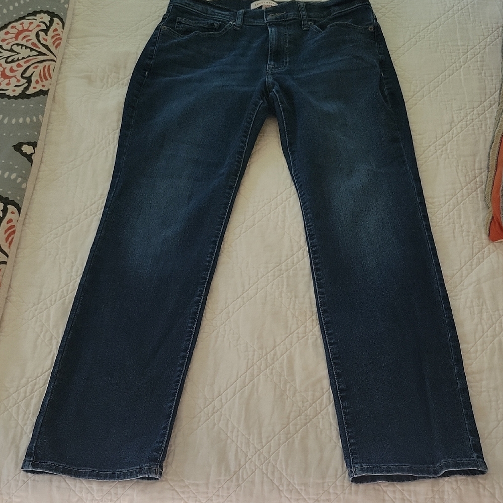 Lucky Brand Women's Boot Cut Jeans in Dark Blue